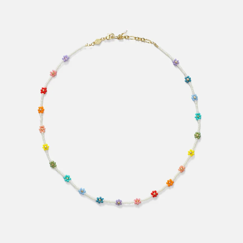 Trending Jewelry Now At Unbeatable Prices Anni Lu Flower Power Necklace - Multi