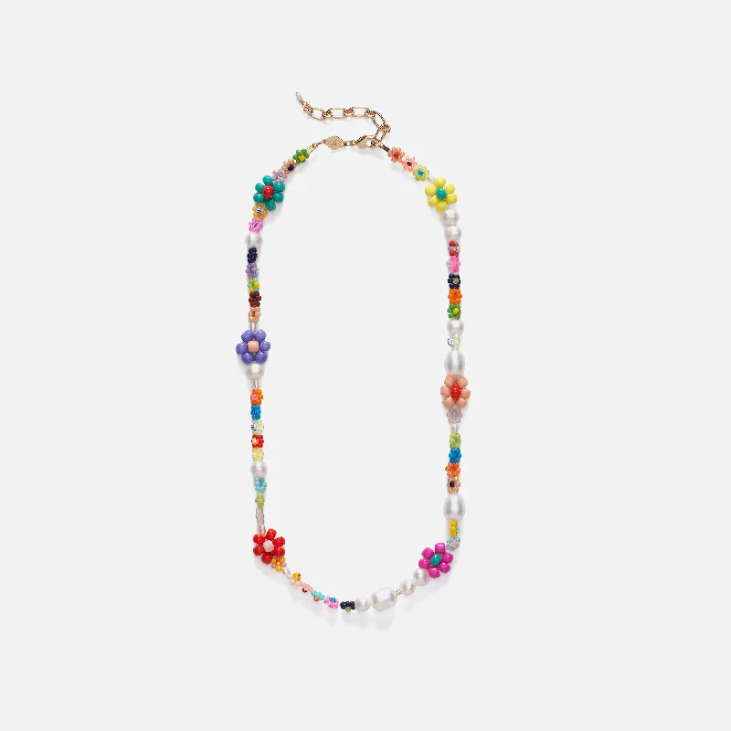 Elegant Jewelry, Affordable Luxury – Shop Now Anni Lu Mexi Flower Necklace - Multi