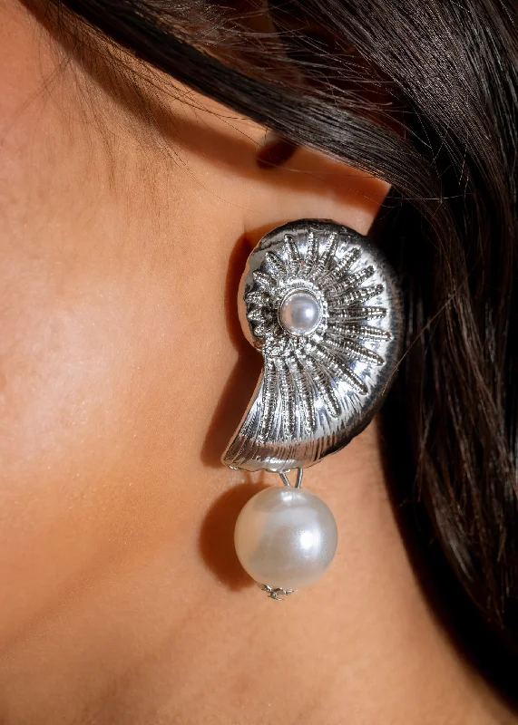 Shop Jewelry That Shines Without The High Price Breeze Of Sea Pearl Earring  Silver