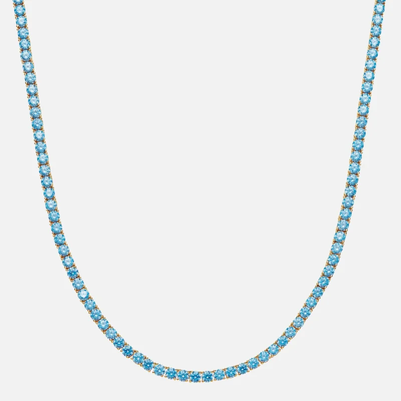 Jewelry Clearance Sale – Final Reductions Crystal Haze Serena Necklace - Blue