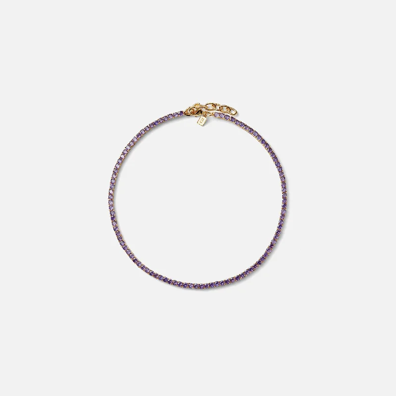 Chic, Trendy, And Affordable Jewelry Sale Crystal Haze Serena Necklace - Lavender