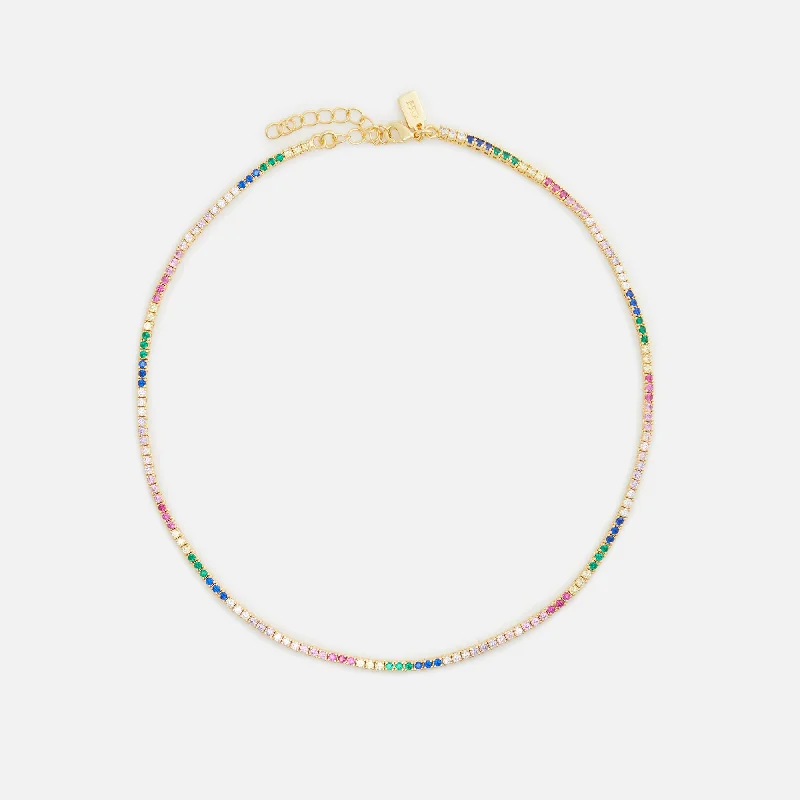 Best Jewelry Deals – Shop Premium Pieces At Great Prices Crystal Haze Mini Serena Necklace - Multi