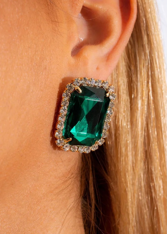Stunning Statement Jewelry, Unbeatable Discounts Gonna Be Different Earring Green