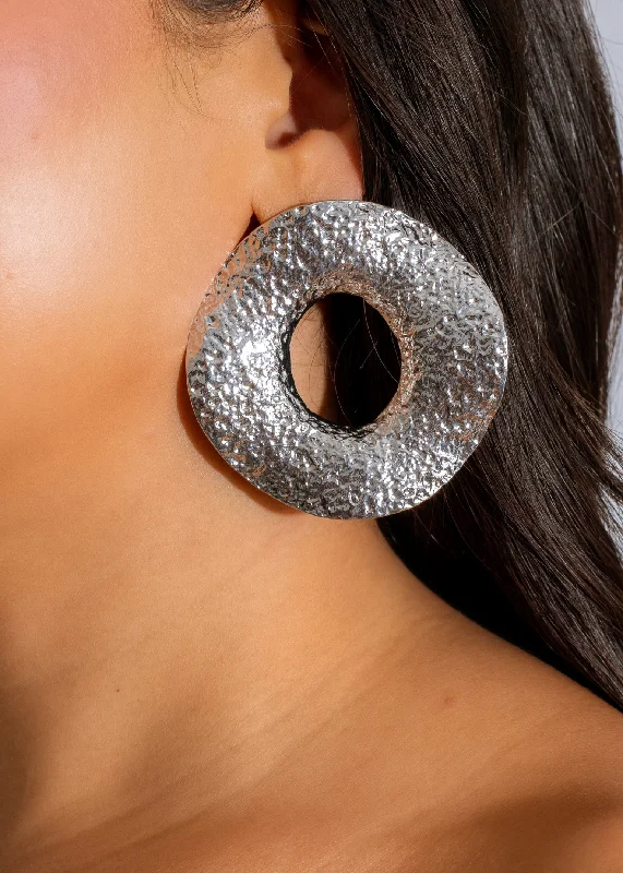 Limited-Time Offer On Elegant Jewelry Pieces Cosmic Earrings Silver