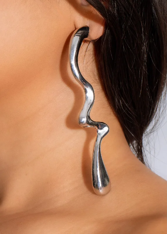 Huge Markdowns On Premium Jewelry Styles Crazy Love Earrings Silver