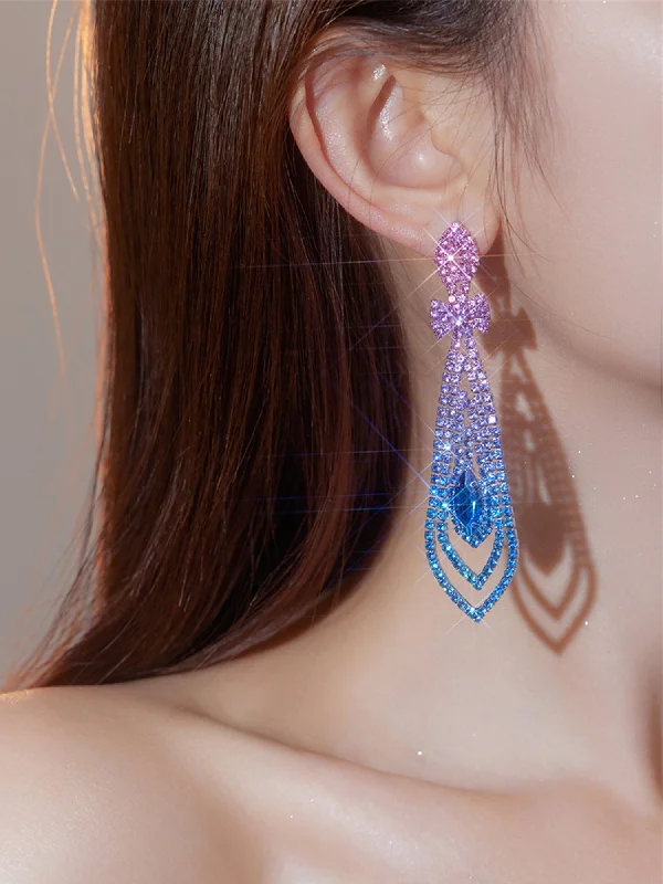 Last Chance To Grab Your Favorite Jewelry At A Discount Dazzling Full Rhinestone Long Earrings Last Chance To Grab Your Favorite Jewelry At A Discount Dazzling Full Rhinestone Long Earrings