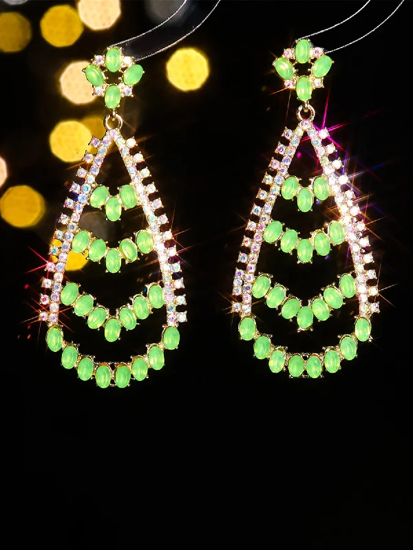 Shop Elegant Jewelry At Unbeatable Prices Dazzling Hollow Drop Stud Earrings