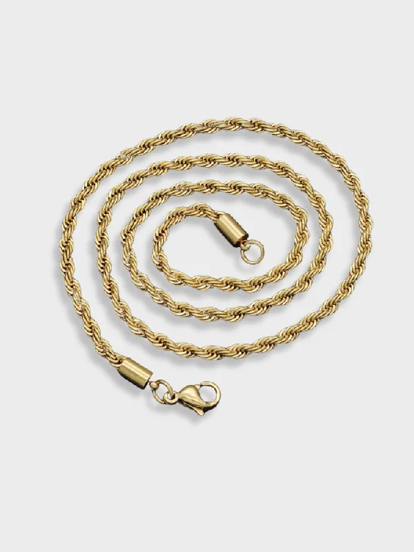 Flash Sale On Elegant Jewelry – Don't Miss Out Decarba Golden Wrope Necklace
