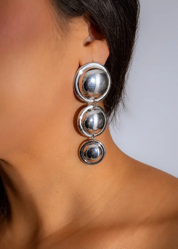 Limited-Time Jewelry Sale – Don't Miss These Deals Double Elegance Earrings Silver