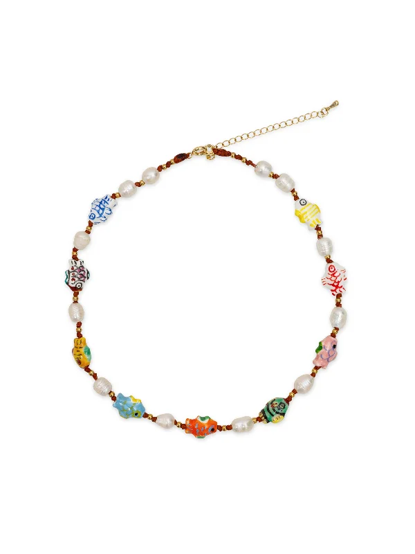 Unbeatable Offers On Luxury And Everyday Jewelry Fish Pearls Necklace