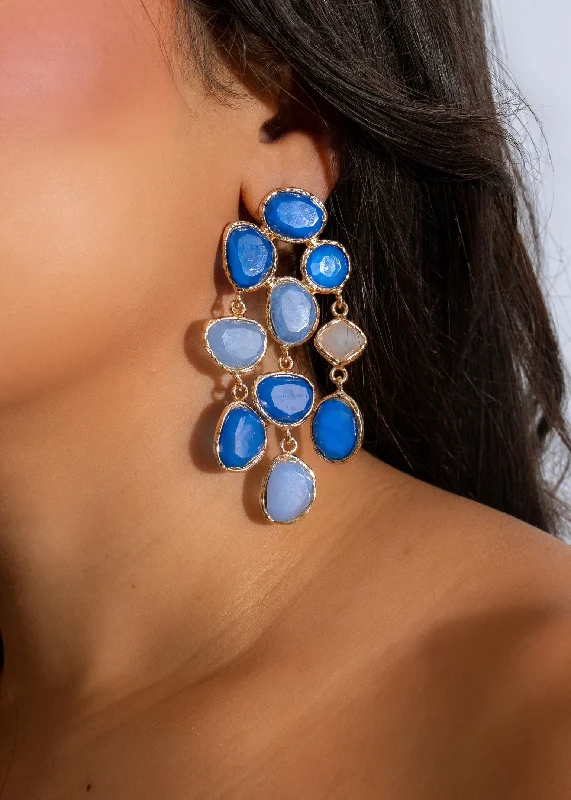 Shop Dazzling Jewelry With Special Promotional Discounts Gemstone Cascade Earrings Blue Shop Dazzling Jewelry With Special Promotional Discounts Gemstone Cascade Earrings Blue