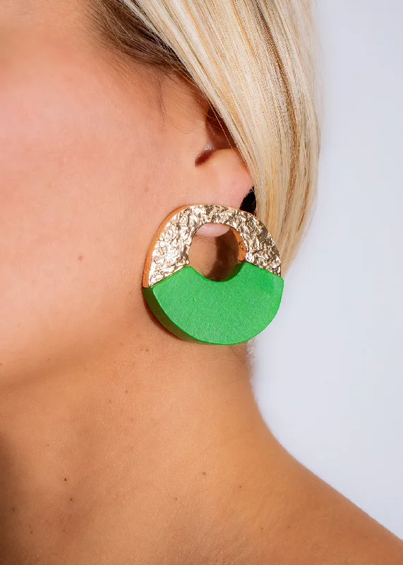 Dazzle With Discounts – Shop Jewelry On Sale Get It Earring Green
