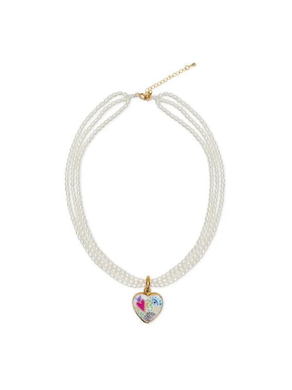 Best-Selling Jewelry Styles Now At Exclusive Discounts Heart Pearls Necklace
