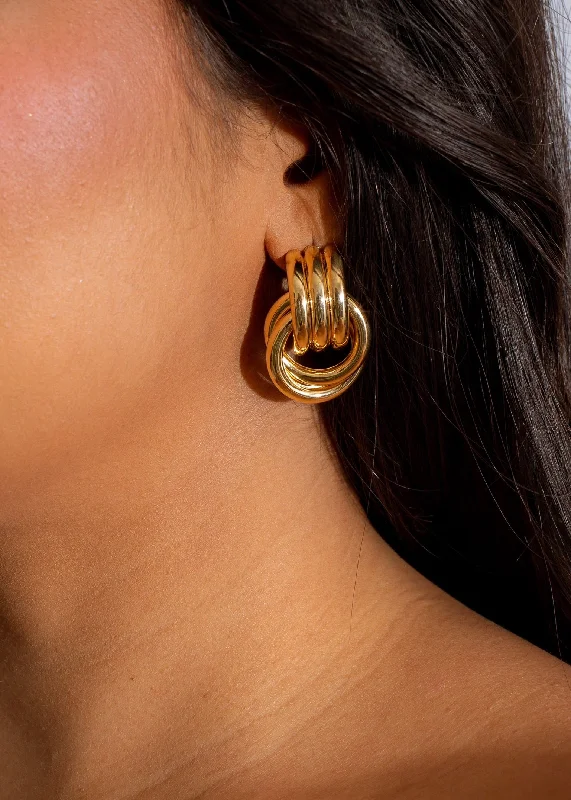 Huge Savings On Timeless Jewelry Collections Infinity Circle Earrings Gold