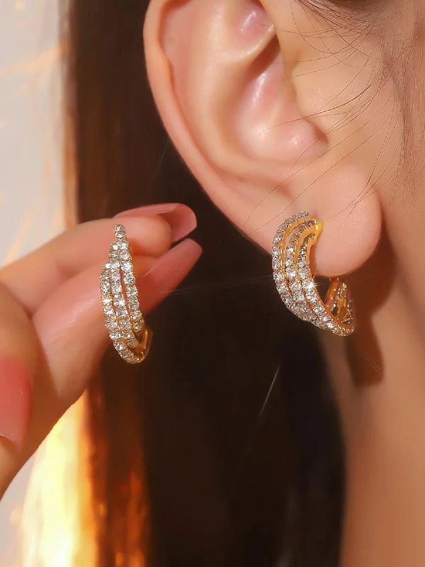 Jewelry Flash Sale – Stylish Designs At Unbeatable Rates Irregular Rhinestones Hoop Earrings Jewelry Flash Sale – Stylish Designs At Unbeatable Rates Irregular Rhinestones Hoop Earrings