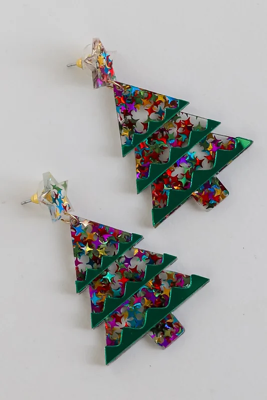 Unmissable Deals On Handmade Jewelry Collections Joy Christmas Tree Drop Earrings