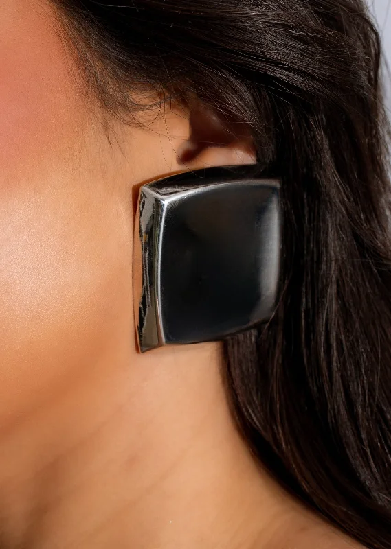 Must-Have Jewelry Pieces At Reduced Prices Midnight Gleam Earring Silver