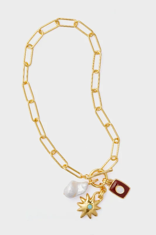 Luxury Meets Affordability – Jewelry Sale Live Now Multi Helios Charm Necklace