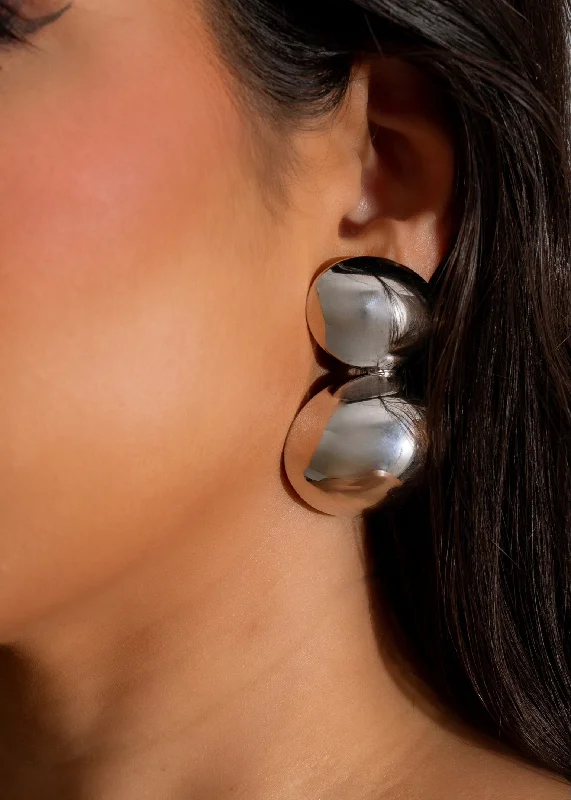 Classic And Modern Jewelry Styles On Sale No Regrets Earring Silver