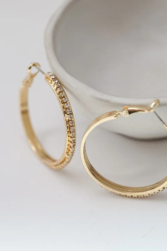 High-End Sparkle, Low-End Prices – Shop Now FINAL SALE - Paige Gold Rhinestone Hoop Earrings High-End Sparkle, Low-End Prices – Shop Now FINAL SALE - Paige Gold Rhinestone Hoop Earrings