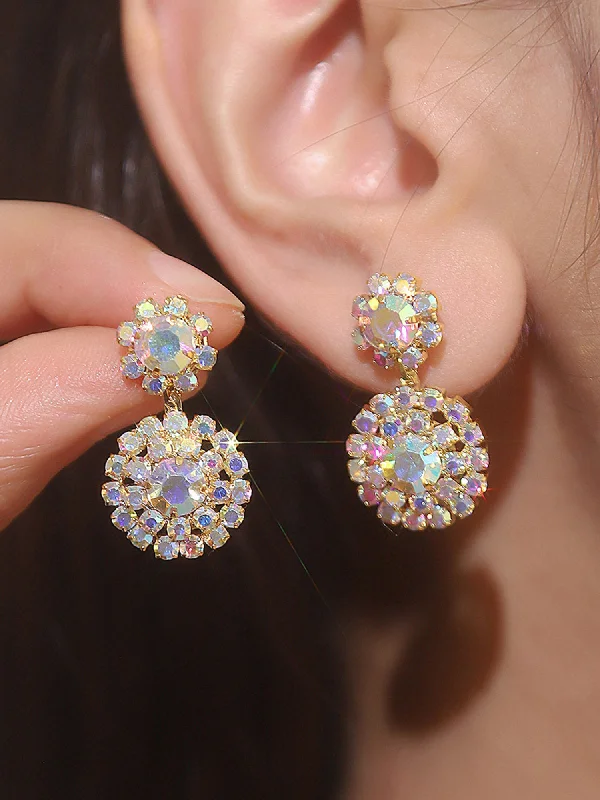 Bold And Beautiful Jewelry Now At Irresistible Prices Simple Round Rhinestone Drop Earrings Bold And Beautiful Jewelry Now At Irresistible Prices Simple Round Rhinestone Drop Earrings