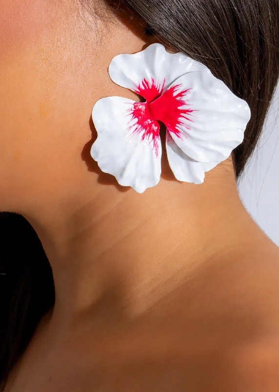 Shop Stylish Jewelry Now And Save Big Sparkling Starlet Earrings White