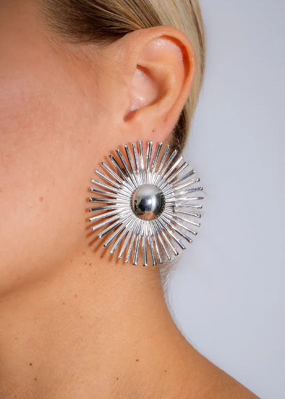 Affordable Luxury Jewelry For Every Occasion Stellar Radiance Earrings Silver