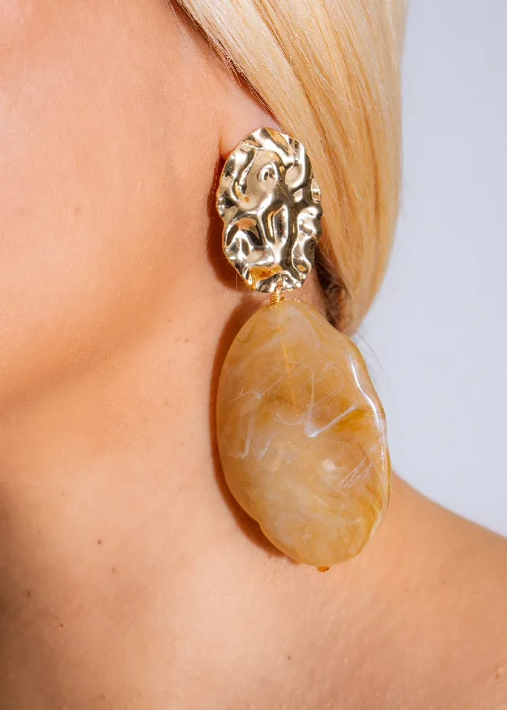 Your Dream Jewelry At Dream Prices Summer Warmth Earrings Brown