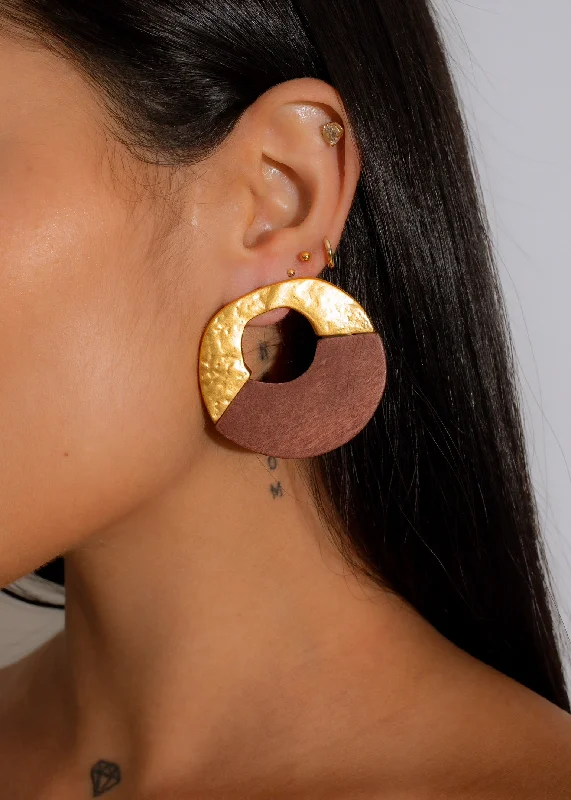 Get Ready To Sparkle – Special Jewelry Discounts Treasure Chest Earrings Brown