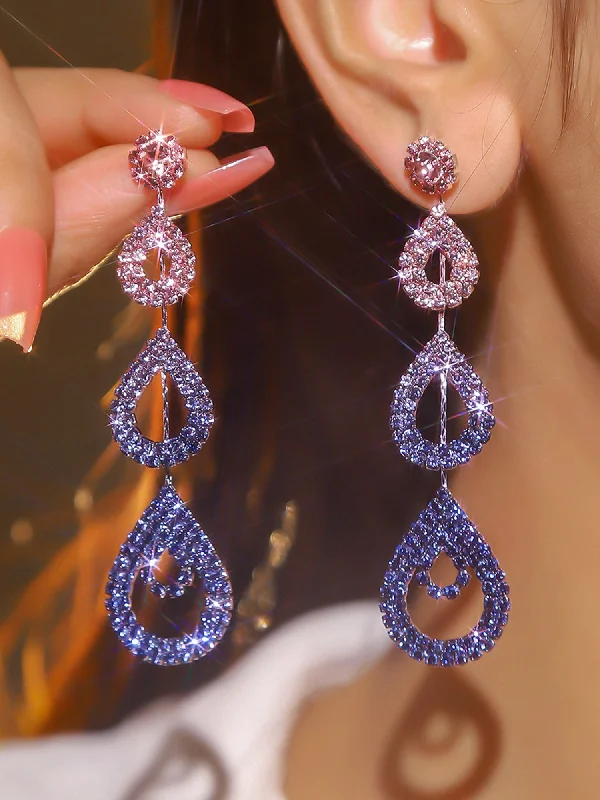 Premium Jewelry Now Available At Special Discounts Ultra Sparkly Long Rhinestone Earrings Premium Jewelry Now Available At Special Discounts Ultra Sparkly Long Rhinestone Earrings