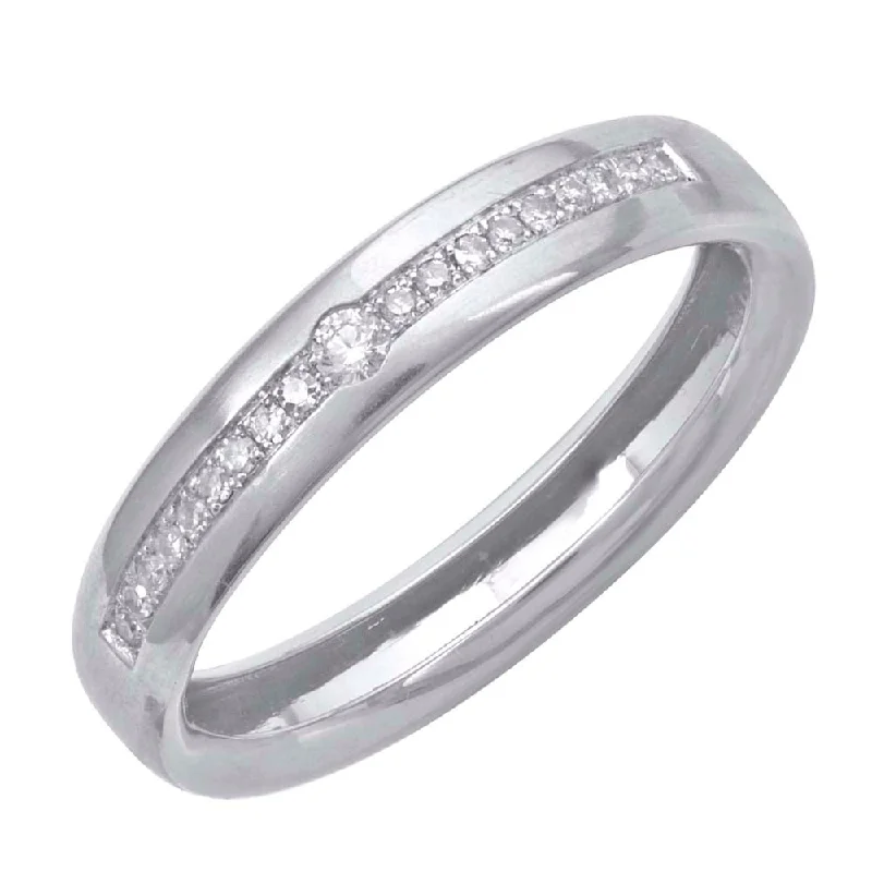 Premium Jewelry, Premium Discounts – Act Fast 1/10 Carat Channel Set Diamond Stackable Anniversary Ring in Gold - IGI Certified Premium Jewelry, Premium Discounts – Act Fast 1/10 Carat Channel Set Diamond Stackable Anniversary Ring in Gold - IGI Certified