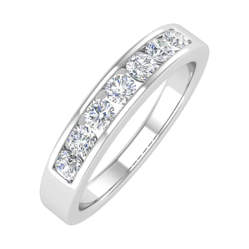 Jewelry Clearance Event – Stock Up Before It's Over 1/2 Carat Channel Set Diamond Wedding Band Ring in Gold - IGI Certified Jewelry Clearance Event – Stock Up Before It's Over 1/2 Carat Channel Set Diamond Wedding Band Ring in Gold - IGI Certified