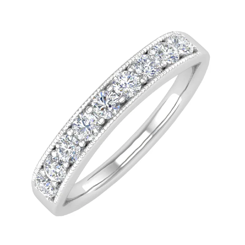 Breathtaking Jewelry At Limited-Time Savings 1/2 Carat (ctw) Gold Round Diamond Ladies Anniversary Wedding Band Ring - IGI Certified Breathtaking Jewelry At Limited-Time Savings 1/2 Carat (ctw) Gold Round Diamond Ladies Anniversary Wedding Band Ring - IGI Certified
