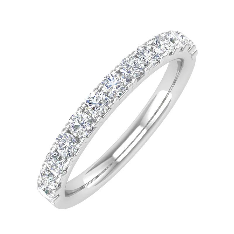Holiday Jewelry Sale – Perfect Gifts At Great Prices 1/2 Carat Round Diamond Wedding Band Ring in Gold - IGI Certified Holiday Jewelry Sale – Perfect Gifts At Great Prices 1/2 Carat Round Diamond Wedding Band Ring in Gold - IGI Certified