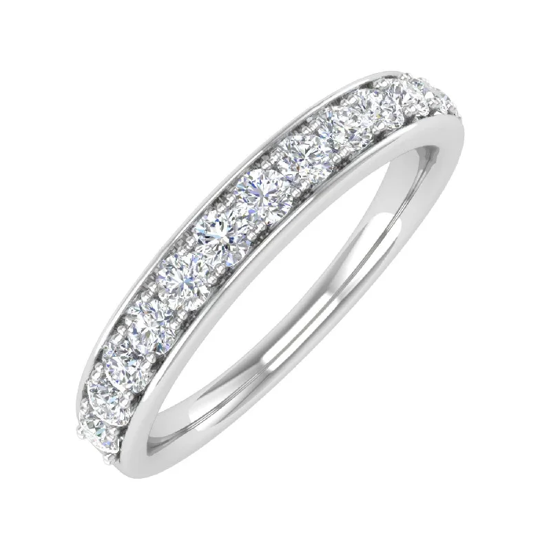 Seasonal Jewelry Sale – Upgrade Your Collection 1/2 Carat Round Diamond Wedding Band Ring in Gold - IGI Certified Seasonal Jewelry Sale – Upgrade Your Collection 1/2 Carat Round Diamond Wedding Band Ring in Gold - IGI Certified