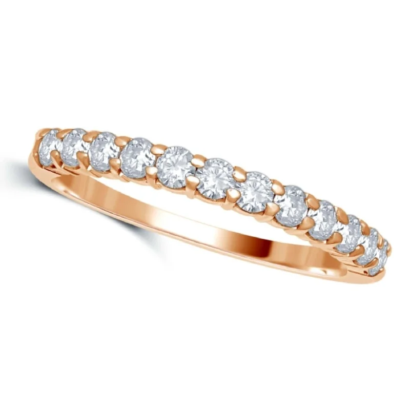 High-End Sparkle, Low-End Prices – Jewelry Sale Live 1/2 CTW Diamond Wedding Ring in 14KT Rose Gold High-End Sparkle, Low-End Prices – Jewelry Sale Live 1/2 CTW Diamond Wedding Ring in 14KT Rose Gold