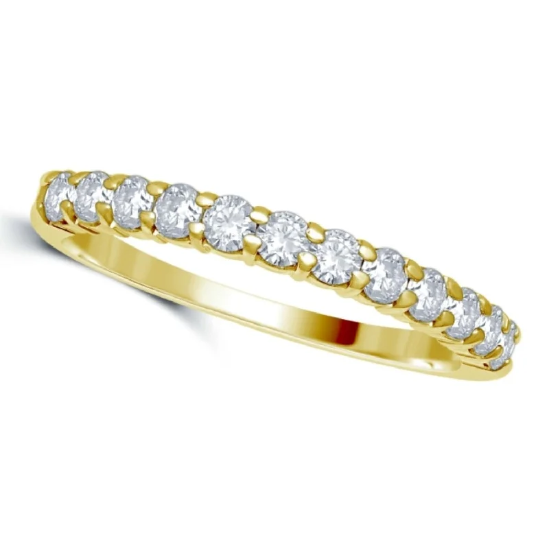 The Ultimate Jewelry Sale – Shop Premium Styles 1/2 CTW Diamond Wedding Ring in 14KT Yellow Gold The Ultimate Jewelry Sale – Shop Premium Styles 1/2 CTW Diamond Wedding Ring in 14KT Yellow Gold