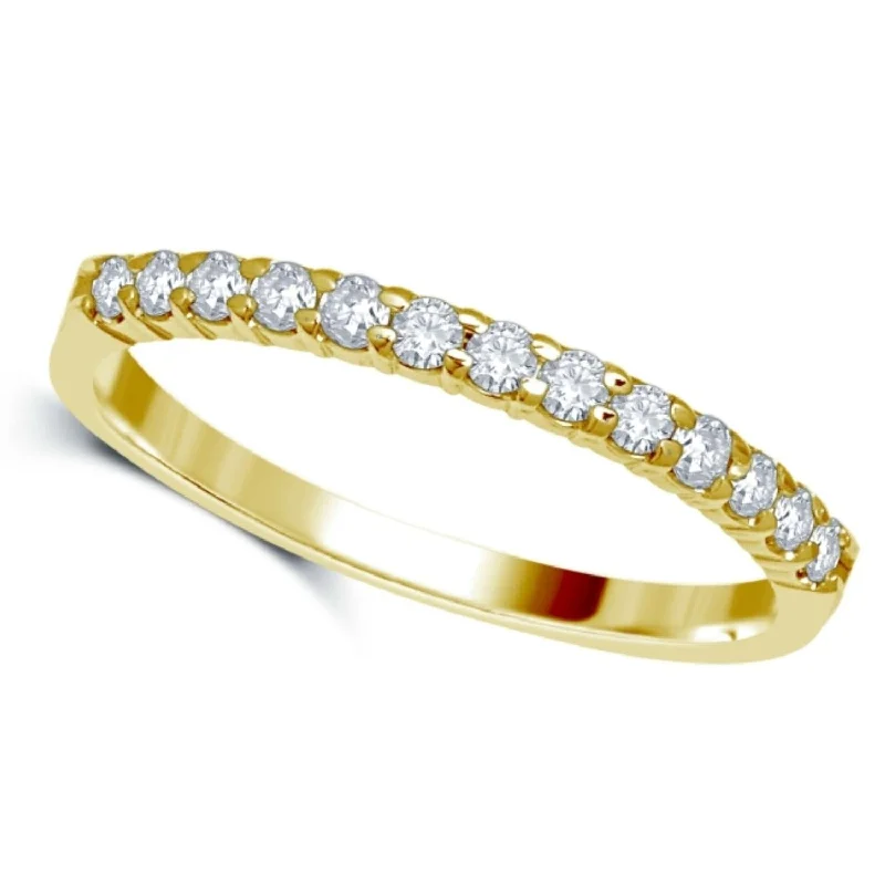 Jewelry Deals That Outshine The Rest 1/4 CTW Diamond Wedding Ring in 14KT Yellow Gold Jewelry Deals That Outshine The Rest 1/4 CTW Diamond Wedding Ring in 14KT Yellow Gold