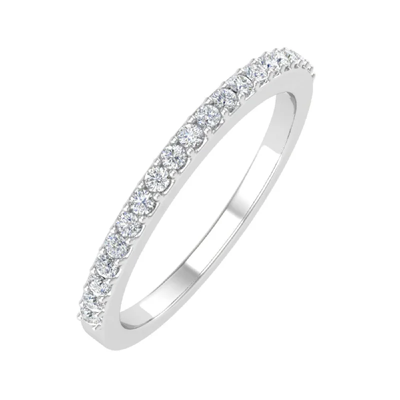 The Perfect Accessory For Less – Jewelry Sale Live 1/5 Carat Prong Set Diamond Wedding Band Ring in Gold - IGI Certified The Perfect Accessory For Less – Jewelry Sale Live 1/5 Carat Prong Set Diamond Wedding Band Ring in Gold - IGI Certified