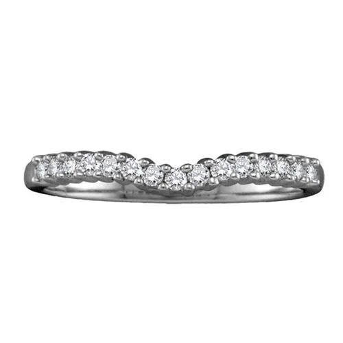 Upgrade Your Jewelry Collection For Less 1/5 CTW Diamond Wedding Ring in 14KT White Gold Upgrade Your Jewelry Collection For Less 1/5 CTW Diamond Wedding Ring in 14KT White Gold