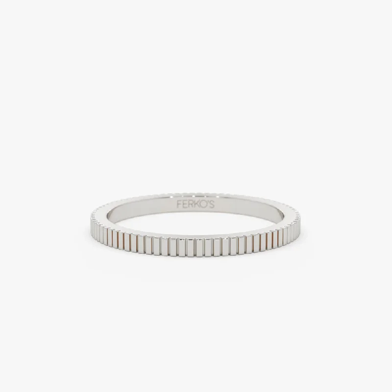 14K White Gold