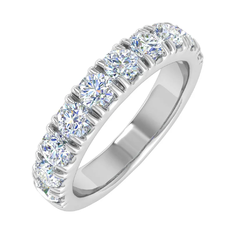 Shop Dazzling Jewelry With Special Promotional Discounts 1 Carat Diamond Wedding Band Ring in Gold - IGI Certified Shop Dazzling Jewelry With Special Promotional Discounts 1 Carat Diamond Wedding Band Ring in Gold - IGI Certified