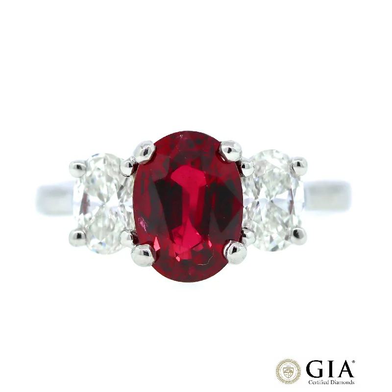Fashion-Forward Jewelry At Incredible Prices Stunning Natural Madagascan Ruby & Platinum Diamond Engagement Ring Fashion-Forward Jewelry At Incredible Prices Stunning Natural Madagascan Ruby & Platinum Diamond Engagement Ring