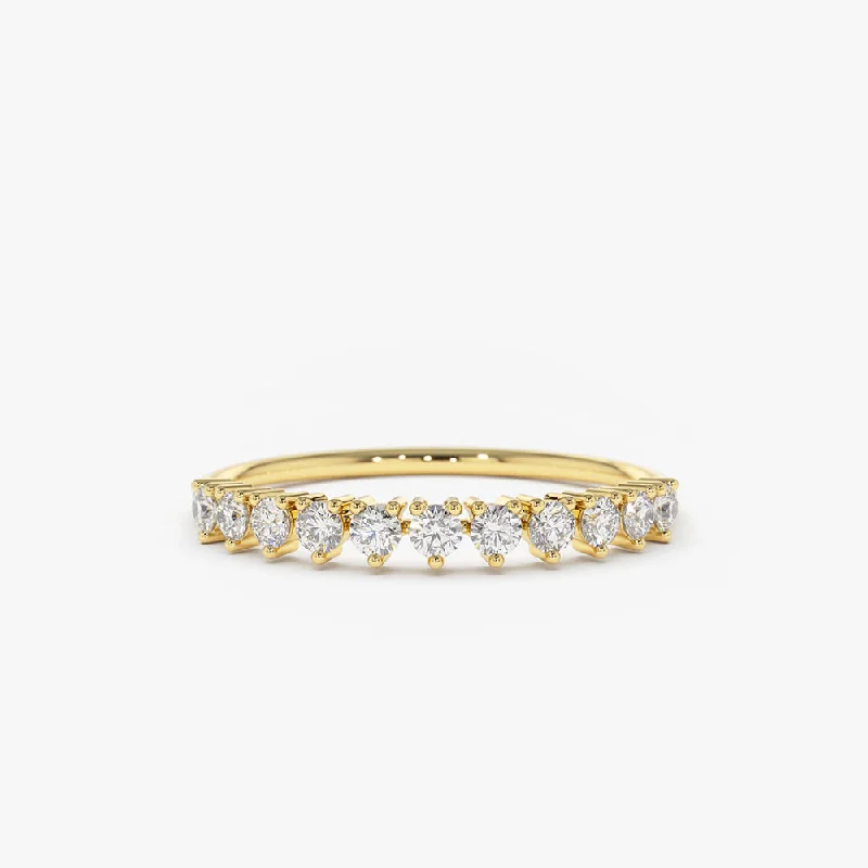 Trending Jewelry Now Available At Exclusive Prices 14K Gold 3 Prong Diamond Wedding Ring Trending Jewelry Now Available At Exclusive Prices 14K Gold 3 Prong Diamond Wedding Ring