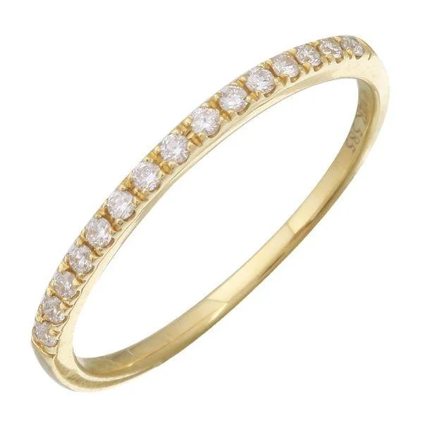 High-End Sparkle, Low-End Prices – Shop Now 14K Pave Diamond Stackable Band