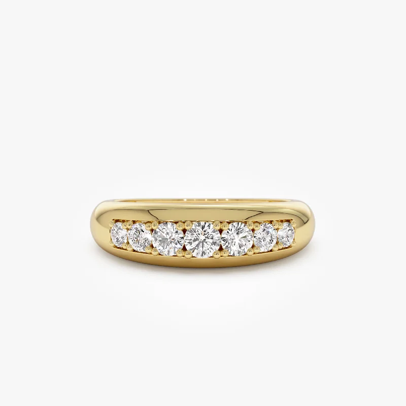 Timeless Jewelry Styles At Wallet-Friendly Prices 14k Dome Diamond Ring