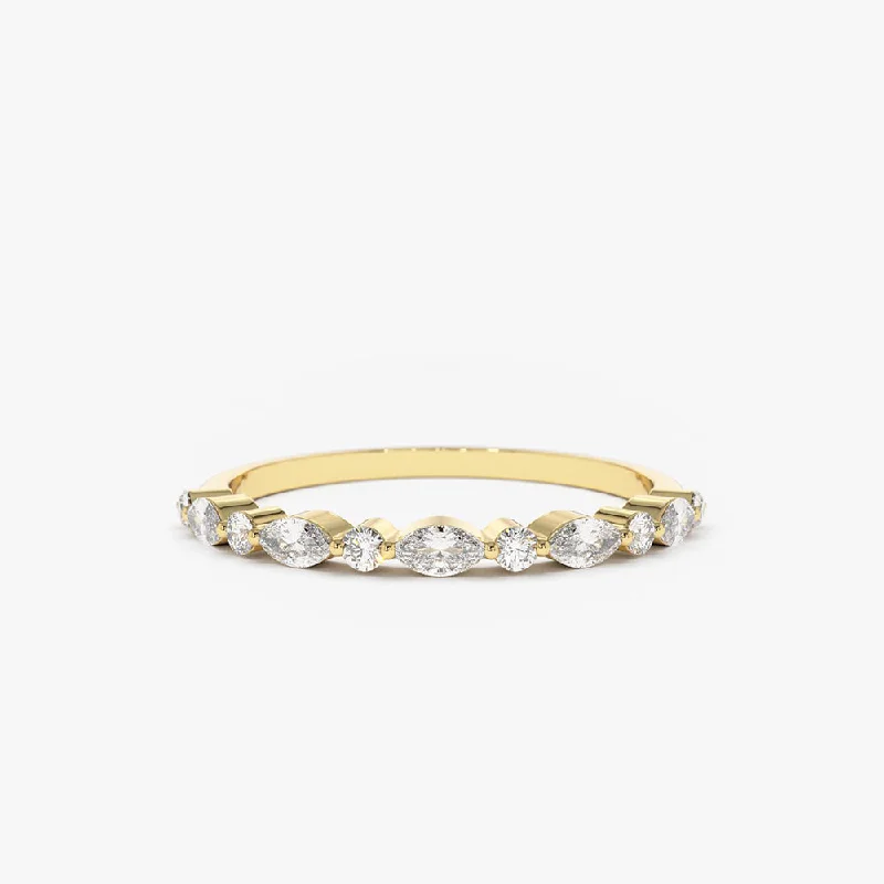Once-A-Year Jewelry Sale – Grab Your Favorites Now 14K Gold Marquise and Round Diamond Ring Once-A-Year Jewelry Sale – Grab Your Favorites Now 14K Gold Marquise and Round Diamond Ring
