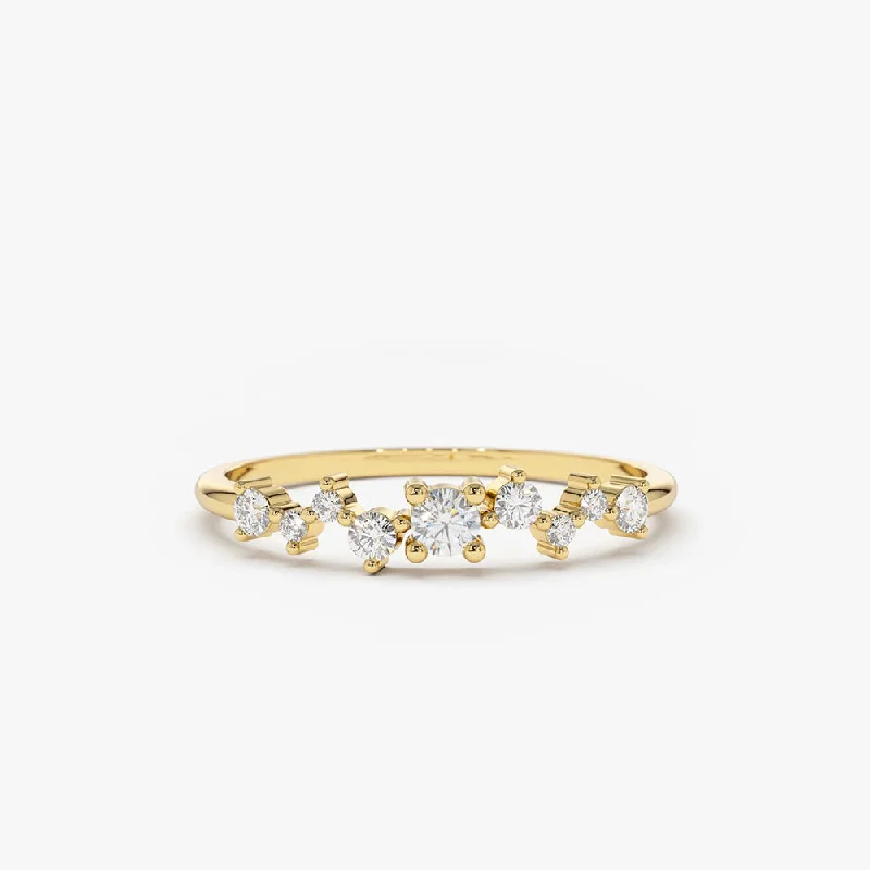 Clearance Sale On High-End Jewelry Collections 14k Multistone Diamond Cluster Ring Clearance Sale On High-End Jewelry Collections 14k Multistone Diamond Cluster Ring