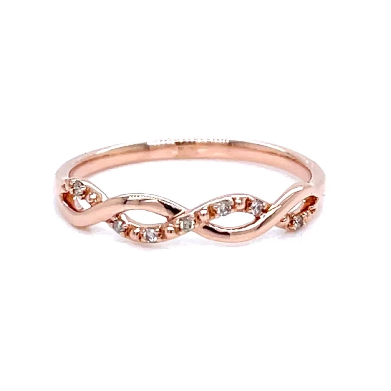 Flash Sale On Stunning Jewelry – Limited Stock Available 14K Rose Gold Twisted Stackable Band Flash Sale On Stunning Jewelry – Limited Stock Available 14K Rose Gold Twisted Stackable Band