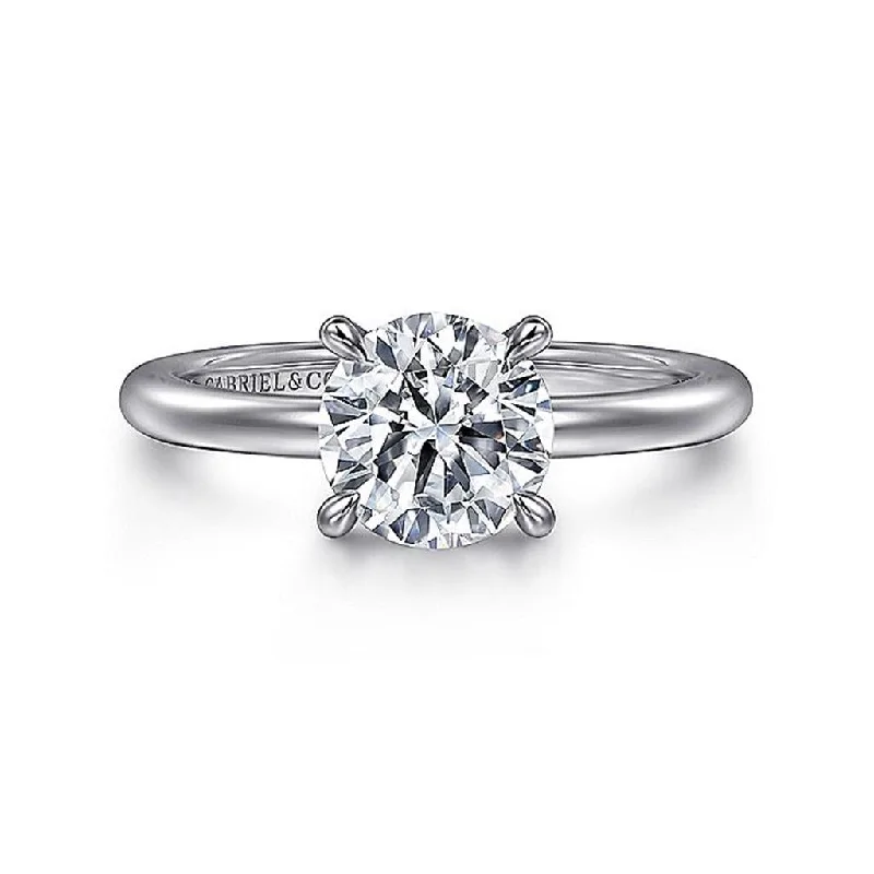 Premium Jewelry At Promotional Prices – Shine Today 14K White Gold 'Ali' Round Diamond Engagement Ring Premium Jewelry At Promotional Prices – Shine Today 14K White Gold 'Ali' Round Diamond Engagement Ring